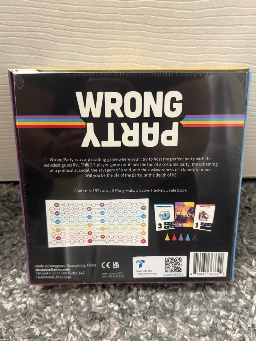 Wrong Party Card Drafting Game by Unstable Games SEALED